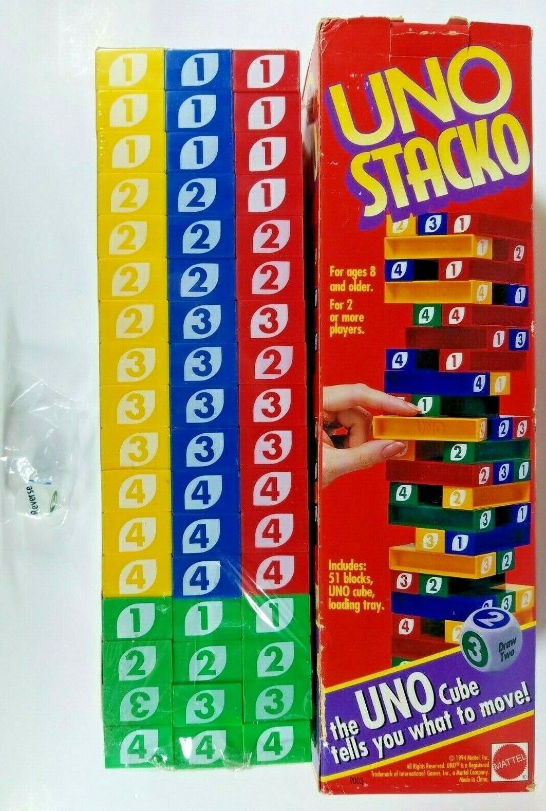 Jogo Uno Stacko Mattel, Brinquedo Mattel Usado 91927747