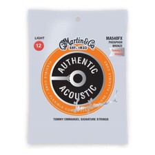 Martin MA540FX Authentic Flexible Core Acoustic Guitar Strings, Light