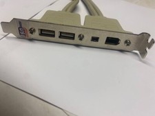 Firewire and USB header port card, 1394a and 1394, USB ports