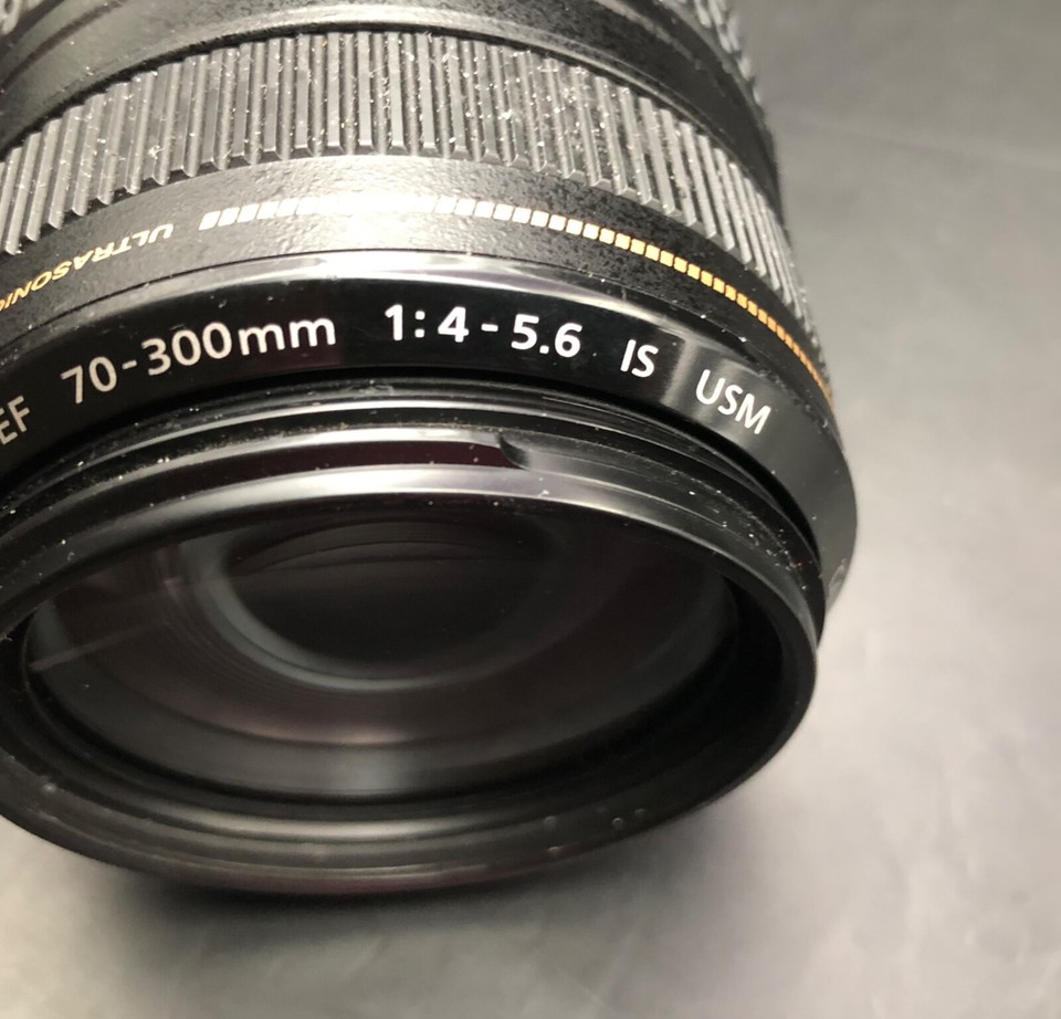 Canon EF 70300mm f/45.6 USM IS Telephoto Zoom Lens F193 eBay