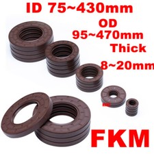 FKM Oil Seal Fluorine Rubber Daul Lip Seals ID 75 430mm OD 95 470mm Thick 8 20mm