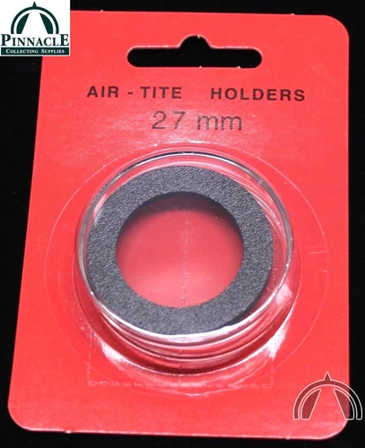 27mm AIRTITE COIN CAPSULE HOLDER FOR 1/2oz AMERICAN EAGLE $25 GOLD & Other Coins
