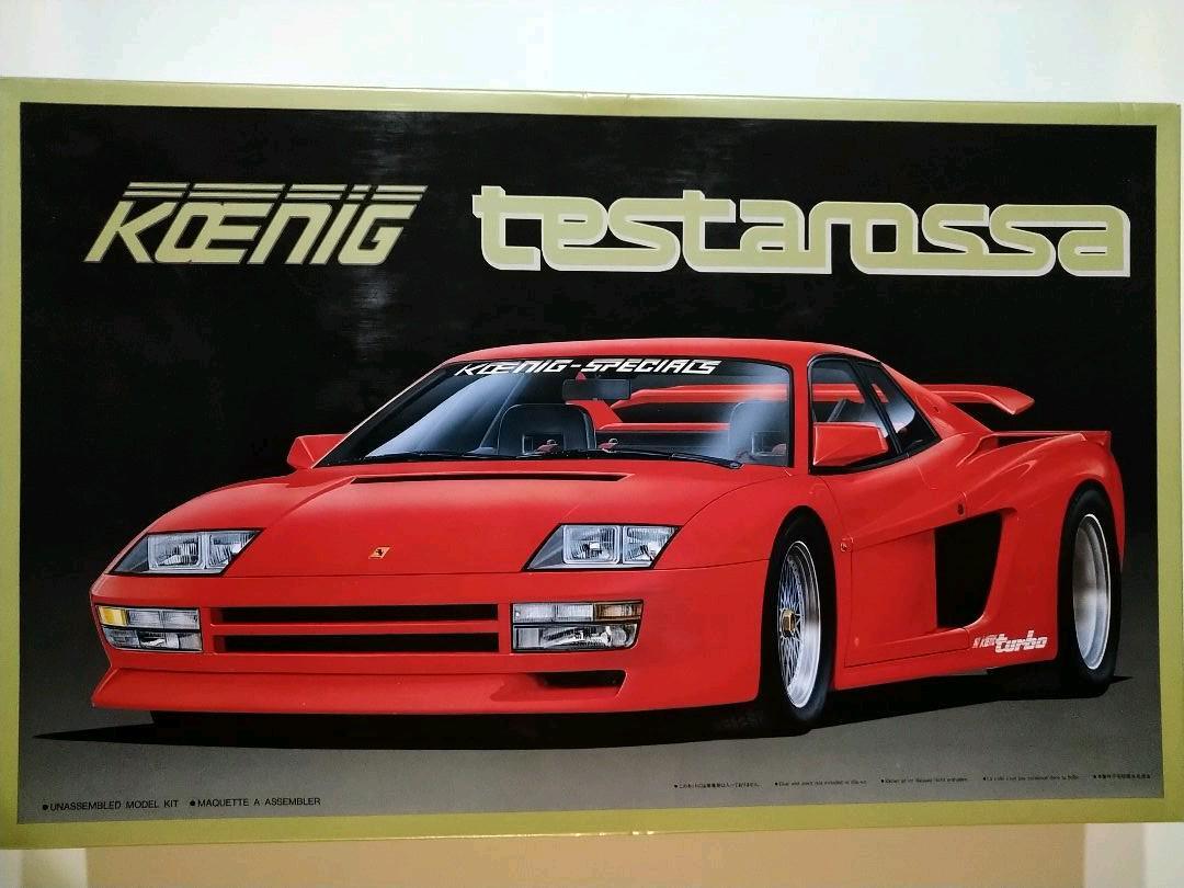 Koenig Testarossa 1/16 プラモデルキット 1/16 Koenig Ferrari Testarossa Enthusiast Model Unassembled Kit | eBay