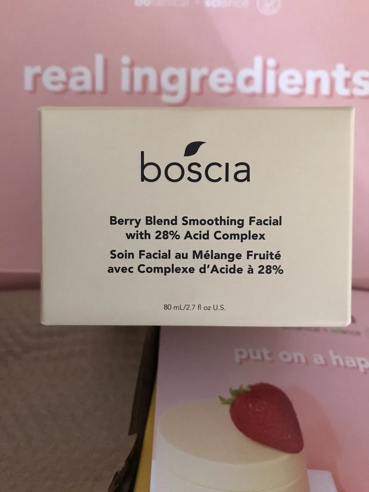 JUEGO DE 3 piezas BOSCIA CryoCleanse•Complejo ácido 28% bayas•Mascarilla hialurónica triple de miel Foto 2 de 4