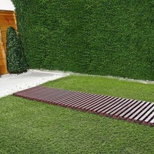 16 Outdoor Garden Foldable Roll Out Path Lawn Grass Protector Walkway Path Brown