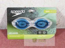 Speedo- Kids Splasher Swimming Goggles, Ages 3-8, True Blue/Cobalt