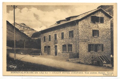 73 - postcard Bonneval-sur-arc - Chalet Hotel Constans - Collomb publisher