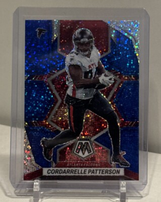 2022 Mosaic CORDARRELLE PATTERSON Blue Sparkle Prizm SP #8 Atlanta Falcons