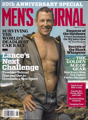Men's Journal Magazine Lance Armstrong World's Deadliest Auto Race Dara Torres