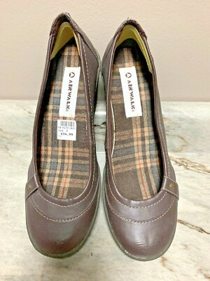Airwalk Women's brown wedge heels shoes size NWT