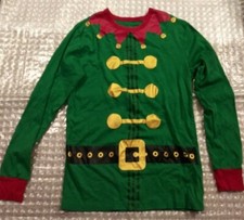 Wondershop Size S Mens Sleepwear Top Long Sleeve Looks like Elf shirt Cute NNT