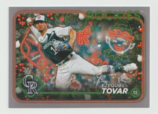 2024 Topps Holiday Silver Glitter #H107 Ezequiel Tovar - Colorado Rockies