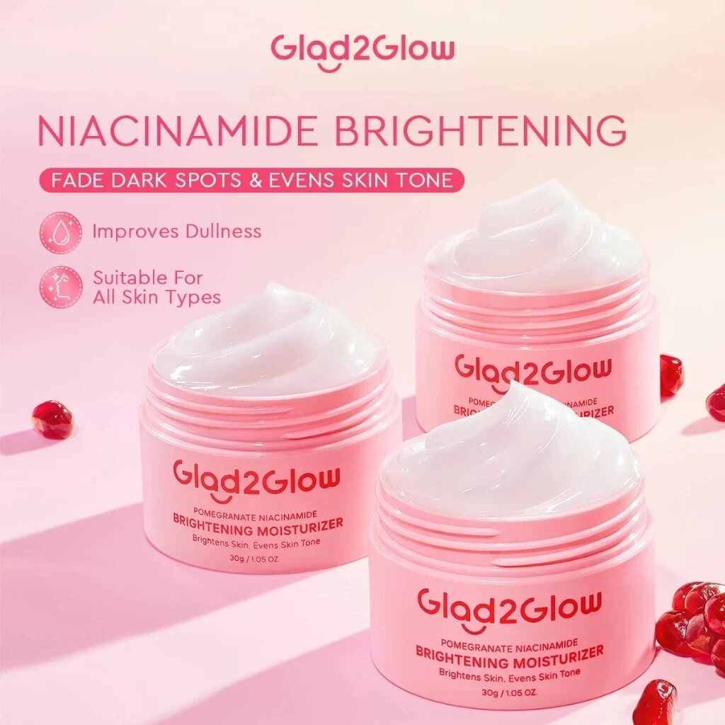 Glad2Glow 2 In 1 Basic Skincare Set Brightening Glowing