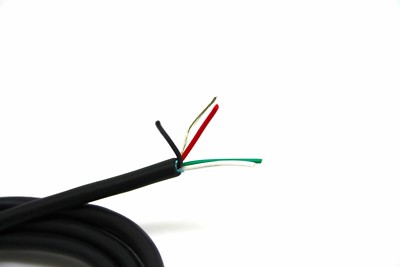 1 METER 3,28 FUSS GAVITT 4 LEITER PICKUP KABEL GITARRE & ABSCHIRMUNG - HERGES...
