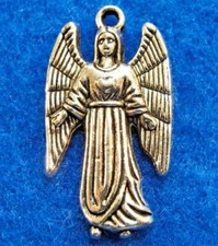 50Pcs. WHOLESALE Tibetan Silver Archangel ANGEL Samuel Charms Pendants Q0867