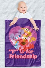 Sesame Street Fleece Baby Blanket, 30"x40", Friendship