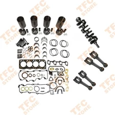 5L Overhaul Rebuild Kit + Crankshafts + Connecting Rod For Toyota 5L Engine