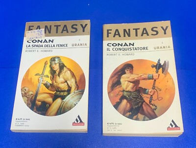 URANIA FANTASY, LOT VON 2 BÄNDEN, NR. 3 + 6, ROBERT E.HOWARD, CONAN, AB LAGER