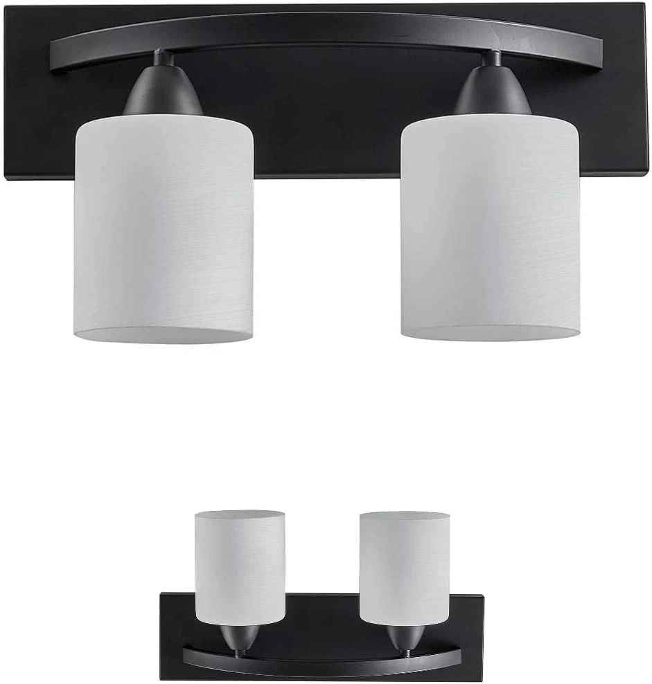 Matte black sale vanity light bar