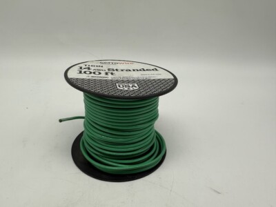 Cerrowire 100 ft. 14 Gauge Green Stranded Copper THHN Wire