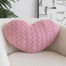 Heart Pillow, Soft Heart Shaped Pillow with Room Decorative Throw Pillows for Be
