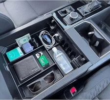 For 2023-2024 Toyota Tundra Sequoia Center Console Armrest Lid Organizer Tray
