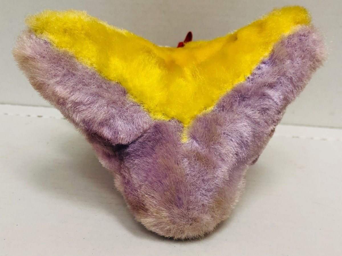 Vintage Rushton Easter Plush Baby Lamb Rubber Face Lavender and