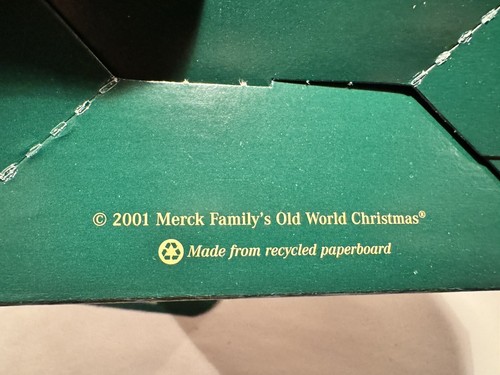 4 Old World Christmas Glass Ornament Boxes (no ornament) 2001 Merck Family's OWC - Picture 7 of 12