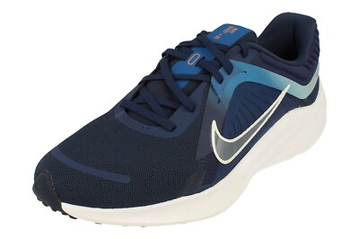 nike men blue quest running shoes