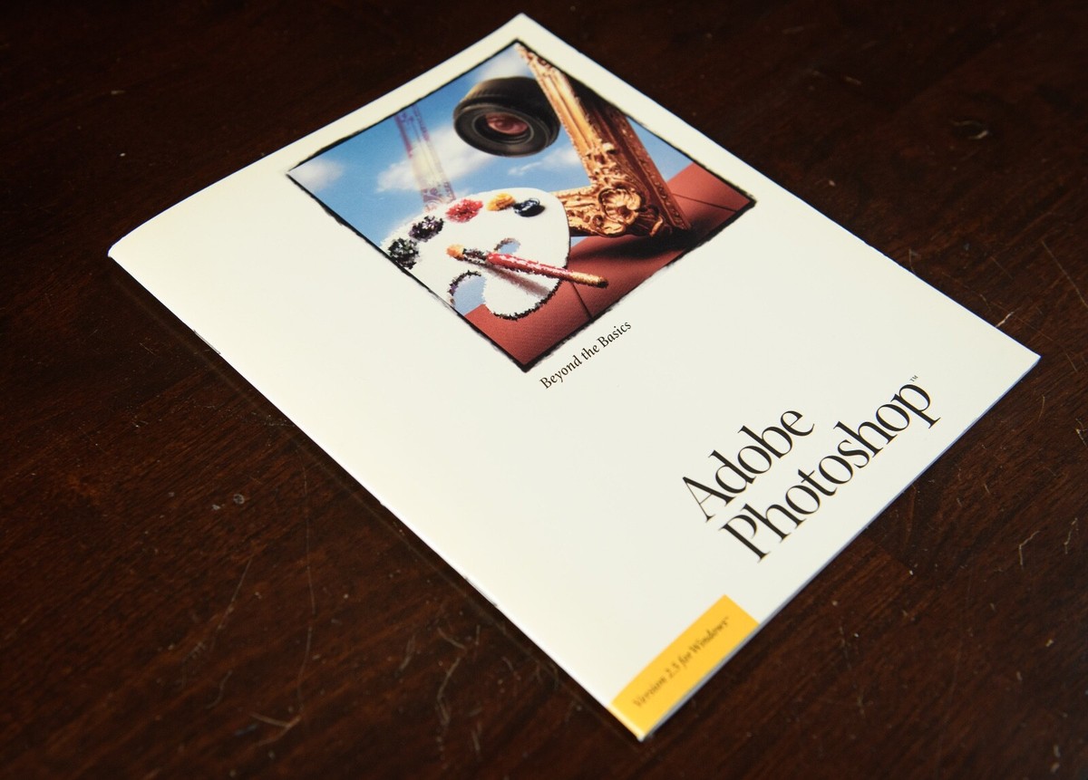 Adobe Photoshop 2.5 Beyond the Basics Manual Vintage Apple Adobe Photoshop 2.5 Beyond the Basics Manual Vintage Apple