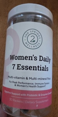 Daily 7 Essentials Women's 30-Packet Multivitamin  -  Exp. 04/2027. Free Ship!