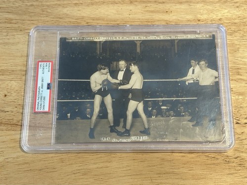 Foto boxe originale 1904 Young Corbett vs. Jimmy Britt tipo 1 di Charla Dana - Foto 1 di 3