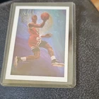 1990-91 NBA Hoops Michael Jordan #358 Chicago Bulls Checklist Illustrated Card