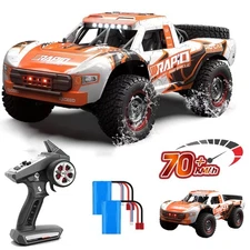 NEW JJRC Q130 4WD 2.4G 4 70+km/h Brushless Motor 1:14 RC Orange Adults Kids Toys