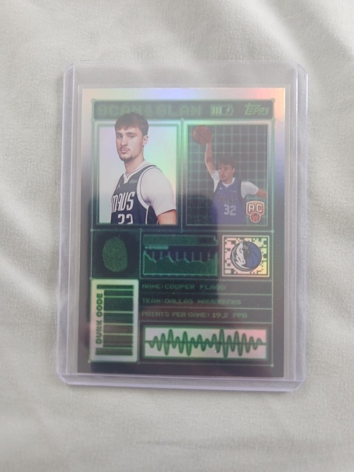 Cooper Flagg 2025-26 Topps Scan and Slam Foil SP #SS-26 Rookie RC Mavericks