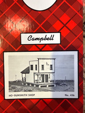 Campbell Scale Models 456 Gunsmith Shop HO