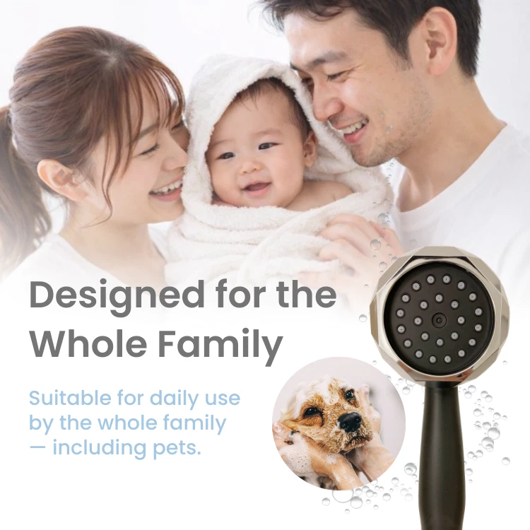 NANORISM® Nano Bubble Shower Head TKN-136/TKN-280 Deep Cleansing