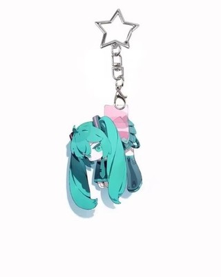 Hatsune Miku Acrylic Keychain 1 Pc Anime Backpack Charm Key Ring Gift Volcaloid