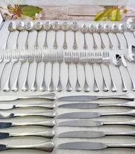 Oneida 47pc Cabana Stainless Flatware Mixed Lot-Free Shipping!