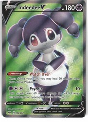 Indeedee V 192/202 Full Art Ultra Rare Sword & Shield Base Set