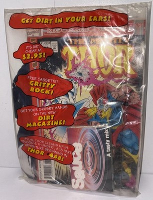 Mighty Thor 468 in bag with dirt magazine 6 Brand New cassette gritty