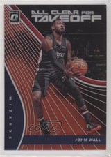 2019 Panini Donruss Optic All Clear for Takeoff Red Prizm 64/99 John Wall #5 s3g