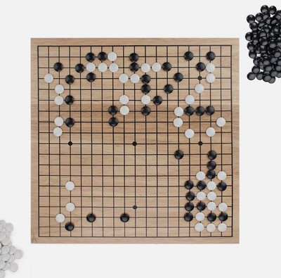 Game of Go Set - Wooden Board