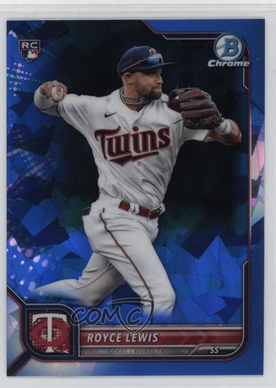 2022 Bowman Chrome Sapphire Edition Royce Lewis #92 10c7