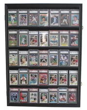 Pro UV 35 Graded Sports Card Display Case - Holds 5.5” Graded Sport Cards wit...