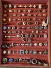New ListingVintage costume jewelry 101 rings resale lot  Signed Unsigned Avon Coventry Chic