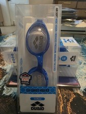 ARENA AIR SOFT Swimming Goggles Clear/Blue. Wide Vision, Extra light Fit, NEW