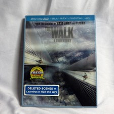 The Walk Blu Ray 3D Blu-Ray Movie Joseph Gordon-Levitt With Lenticular Slipcover
