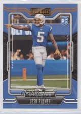 2021 Panini Playbook Rookie Orange Josh Palmer #124 4n2