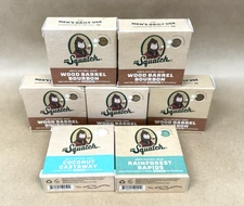 7 Pack - Dr Squatch Men's Natural Soap  5oz Bar Medium- Light Grit